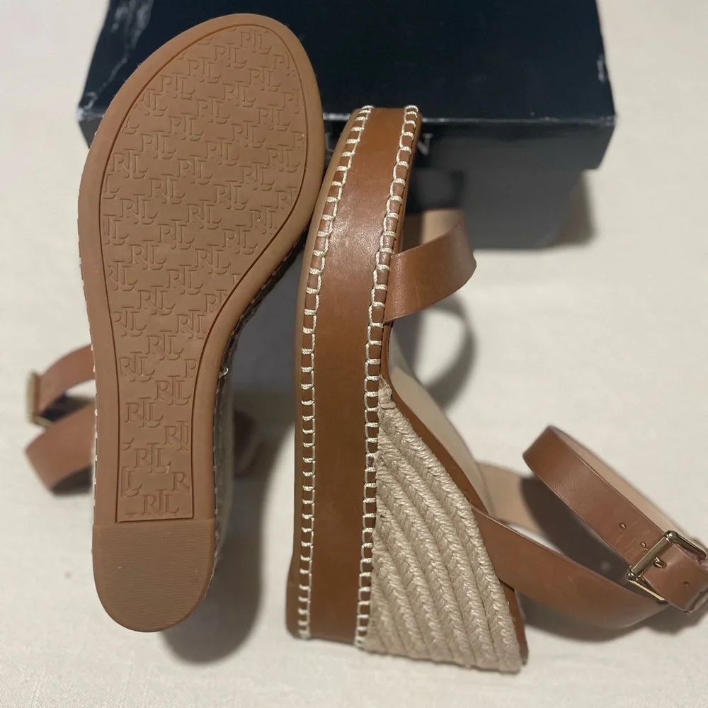 Hilarie Espadrille Wedge Lauren - Ralph Lauren US 8 - Picture 4 of 5